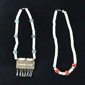 African wedding necklaces.  Made in Namibia.